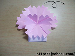 Ｂ　簡単！折り紙遊び★カーネーションの折り方_html_m633b1d67